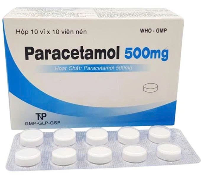 Paracetamol 500mg thành nam (h/100 viên nén tròn)